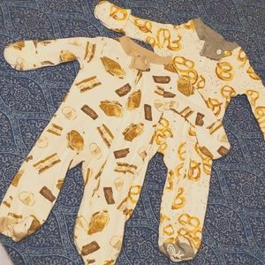 2 Burts bees preemie onesies